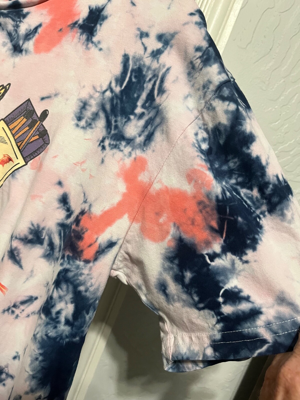 Rare Avenged Sevenfold A7X PYROMANIAC Tie Dye Style T-Shirt Sz L