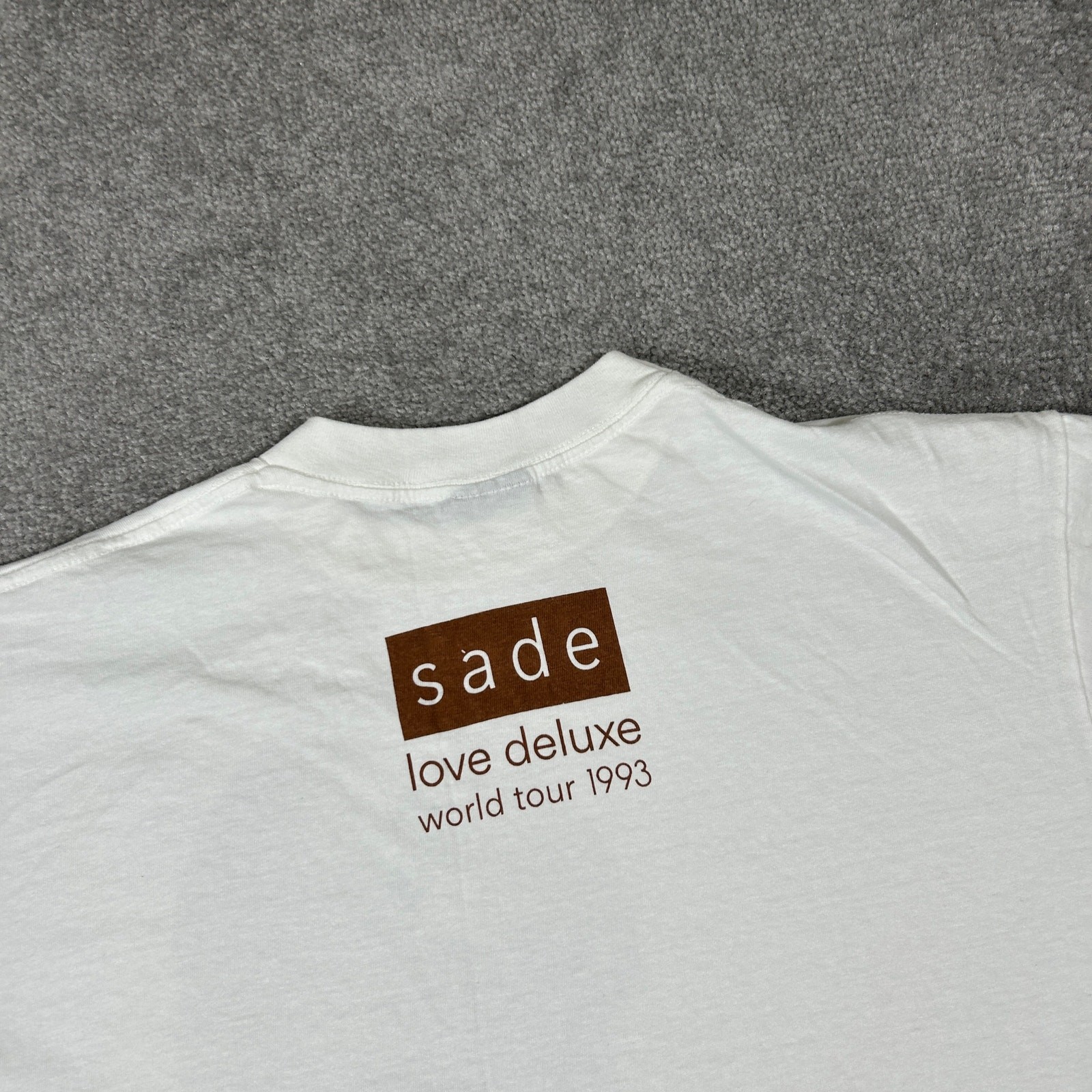 Vintage Sade Love Deluxe 1993 World Tour Sz XL Single Stitch Reprint T-Shirt