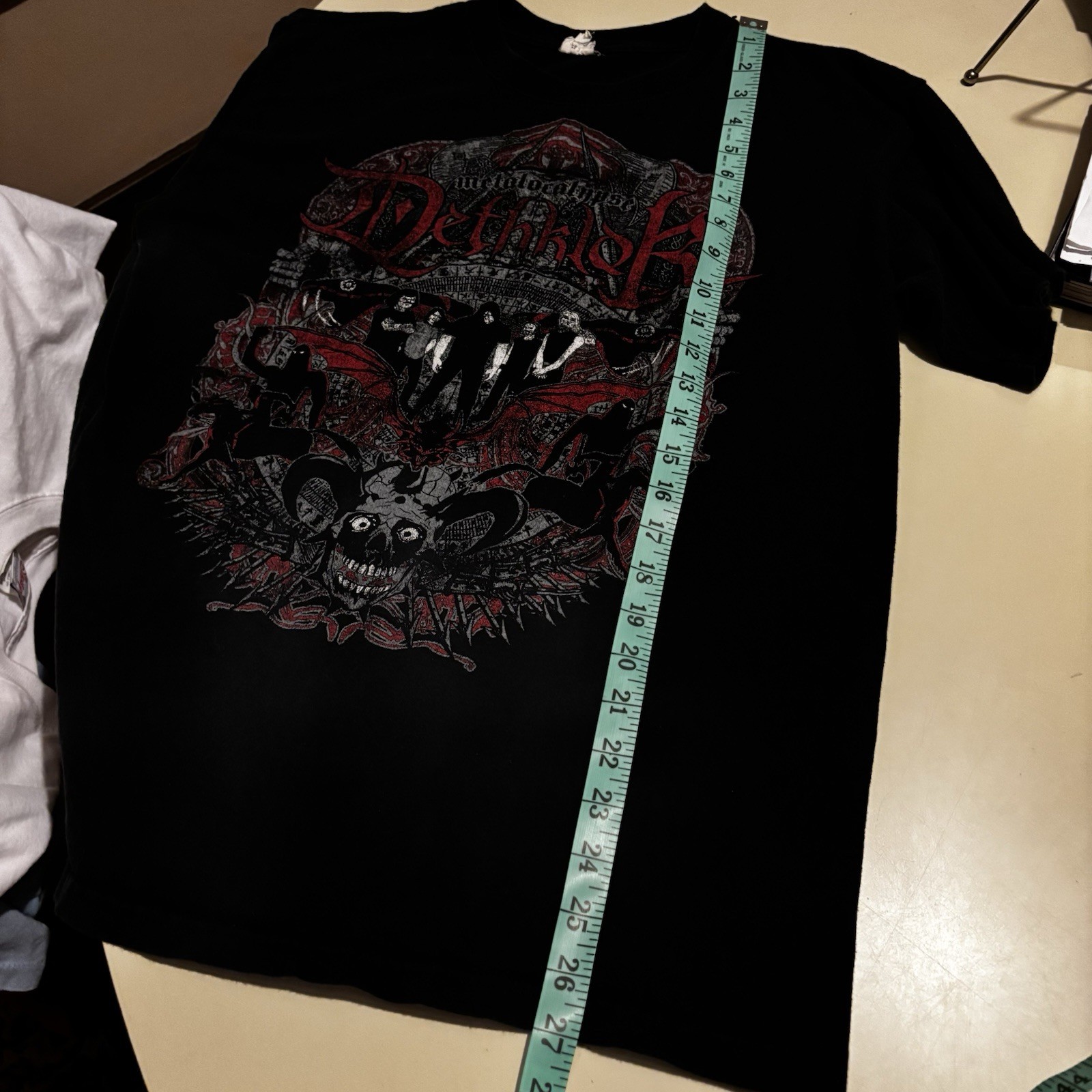 Dethklok Metalocalypse 2009 TV Promo Band World Tour Black T-Size Men’s Large