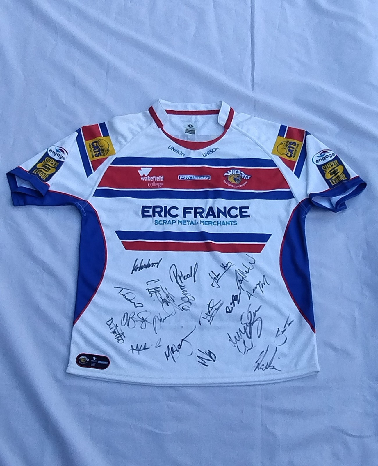 T Shirt Prostar Epic France Wakefield Trinity Wildcast, size L.