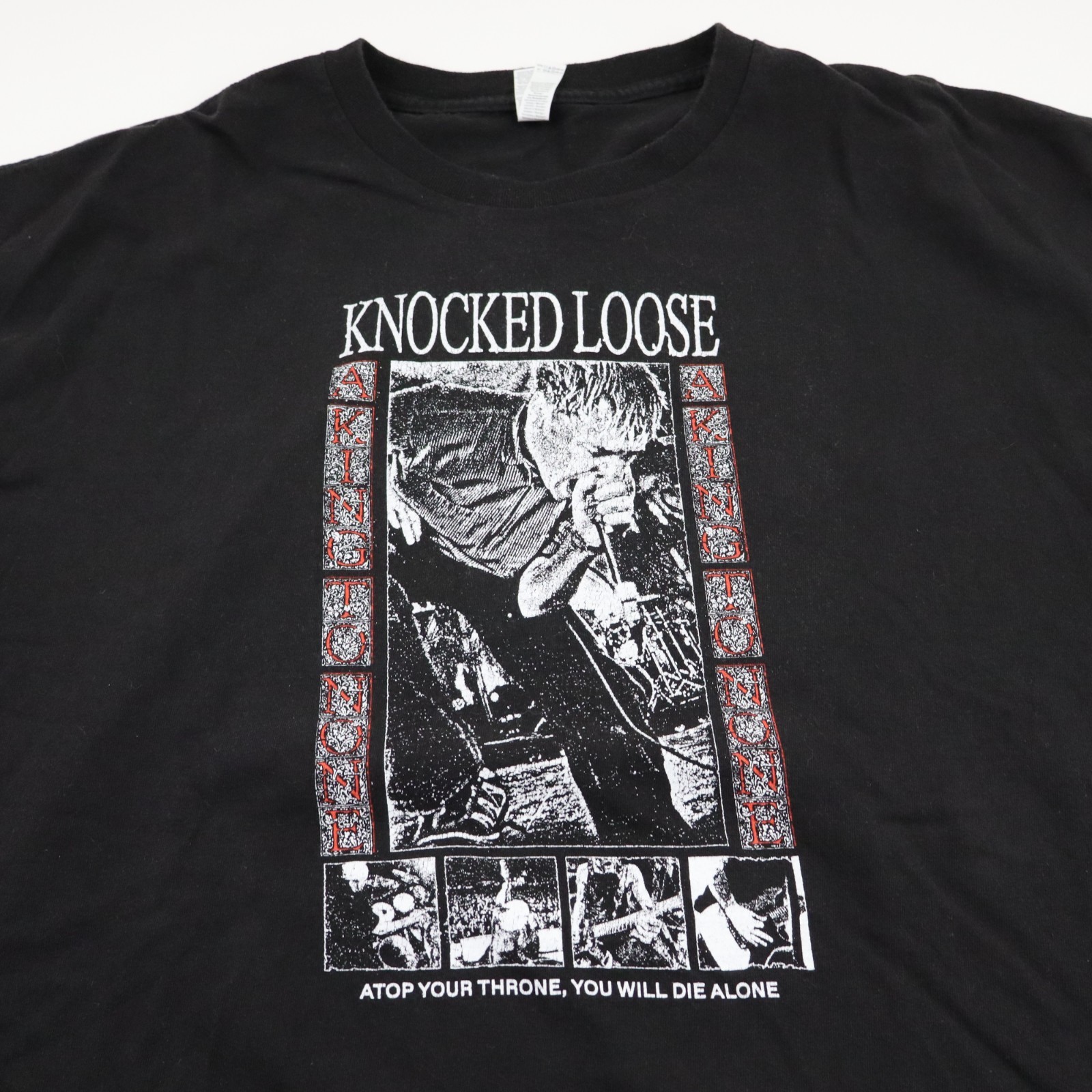 Knocked Loose Upon Loss T Shirt Mens 2XL Black Metalcore A King To None Band Tee