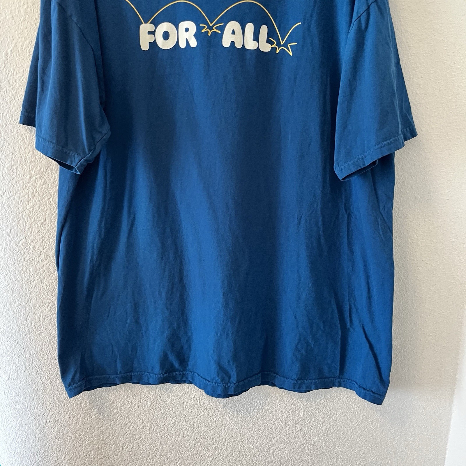 Outdoor Voices T-Shirt Men’s XL Pickleball Graphic Blue Gym Workout Athletic