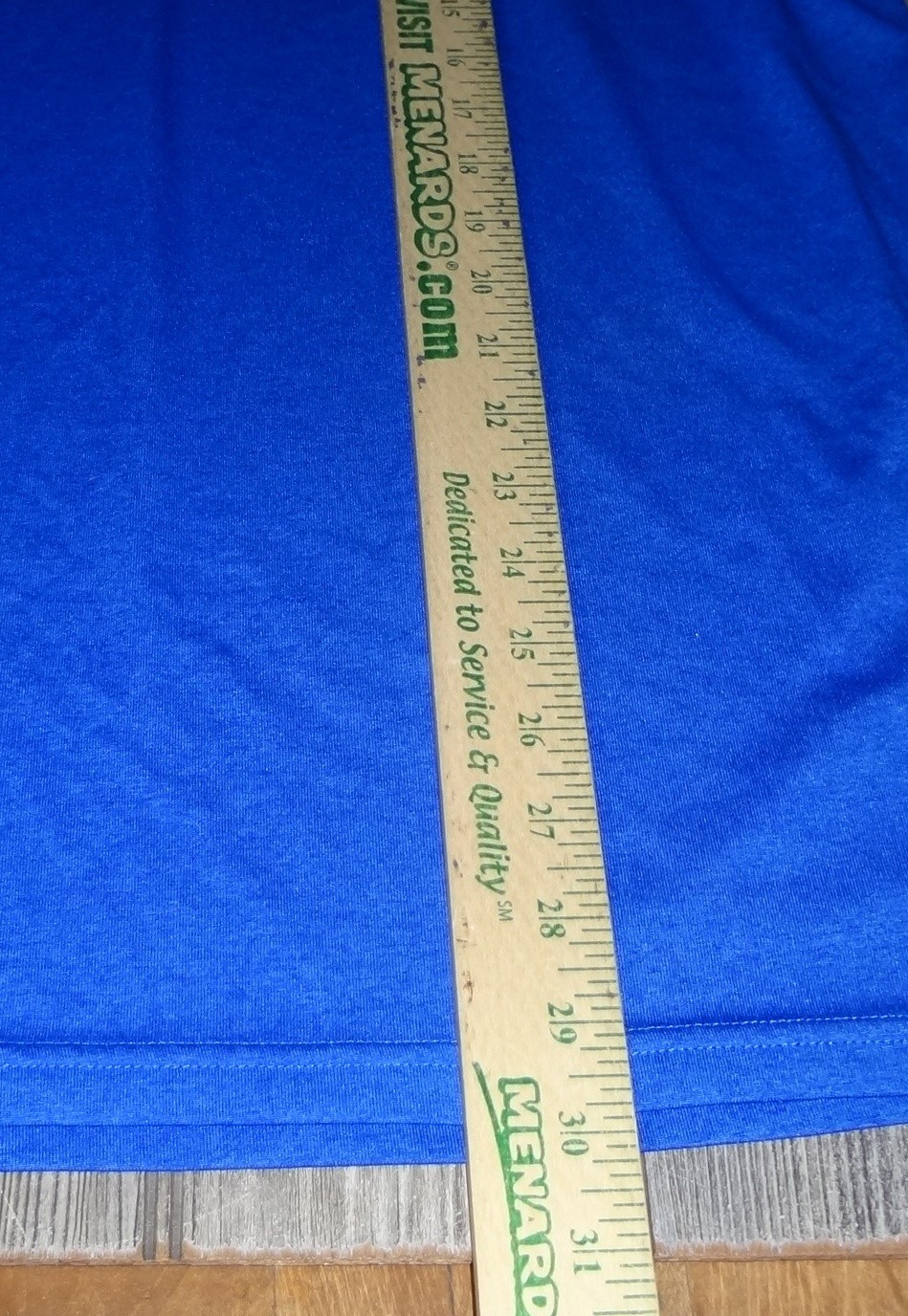 Epic Energy Zone Men’s Blue Polyester Short Slv Loose Fit T-Shirt Sz XL46-48