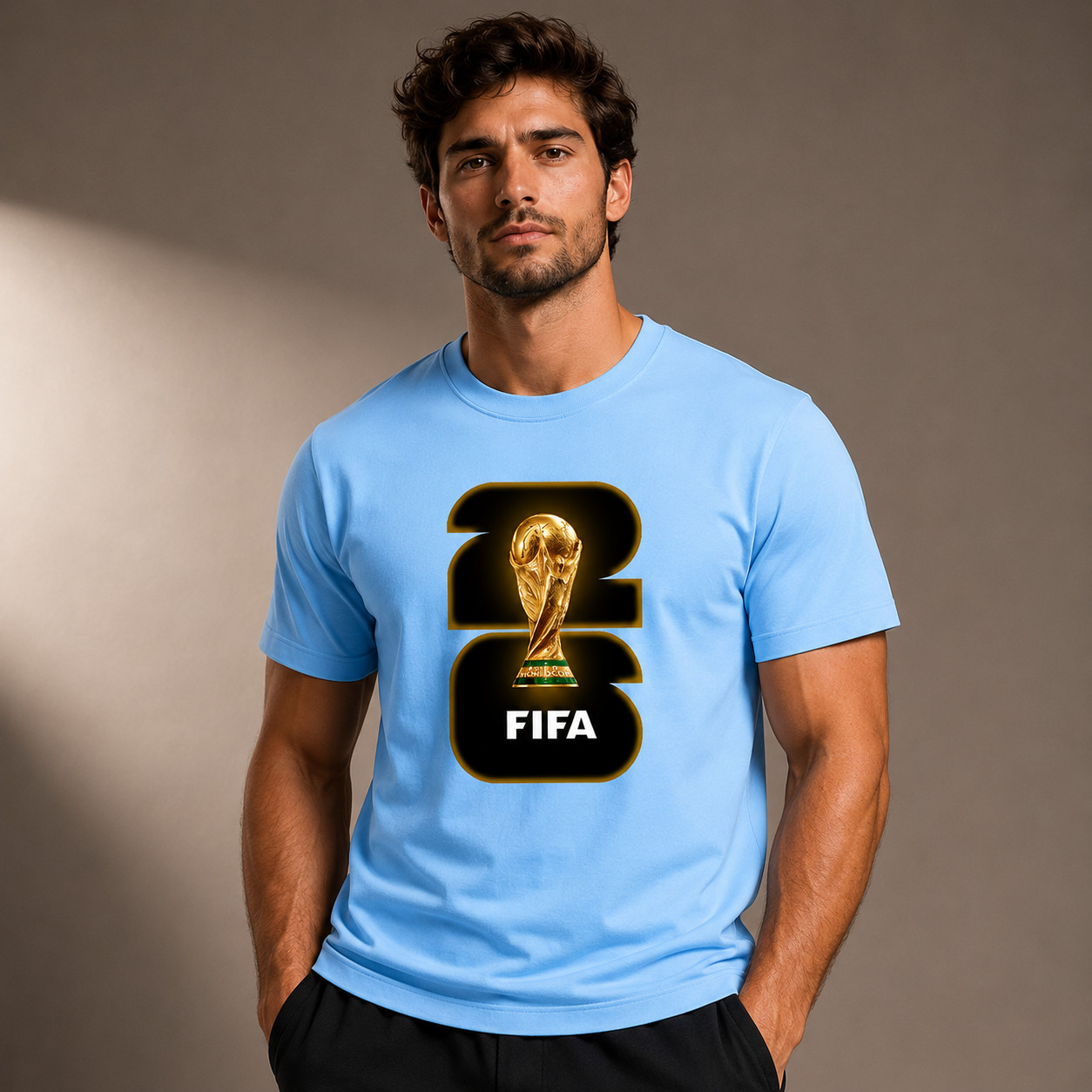 FIFA World Cup 2026 Unisex Cotton T-Shirt Soccer Fan Graphic Tee Casual Top
