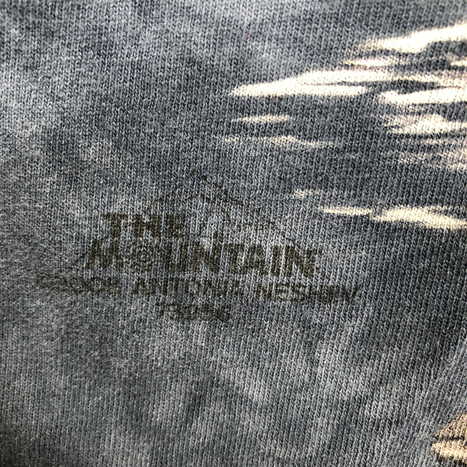 The Mountain Shirt Mens 2XL Black Wolves Moon Tie Dye Long Sleeve Graphic