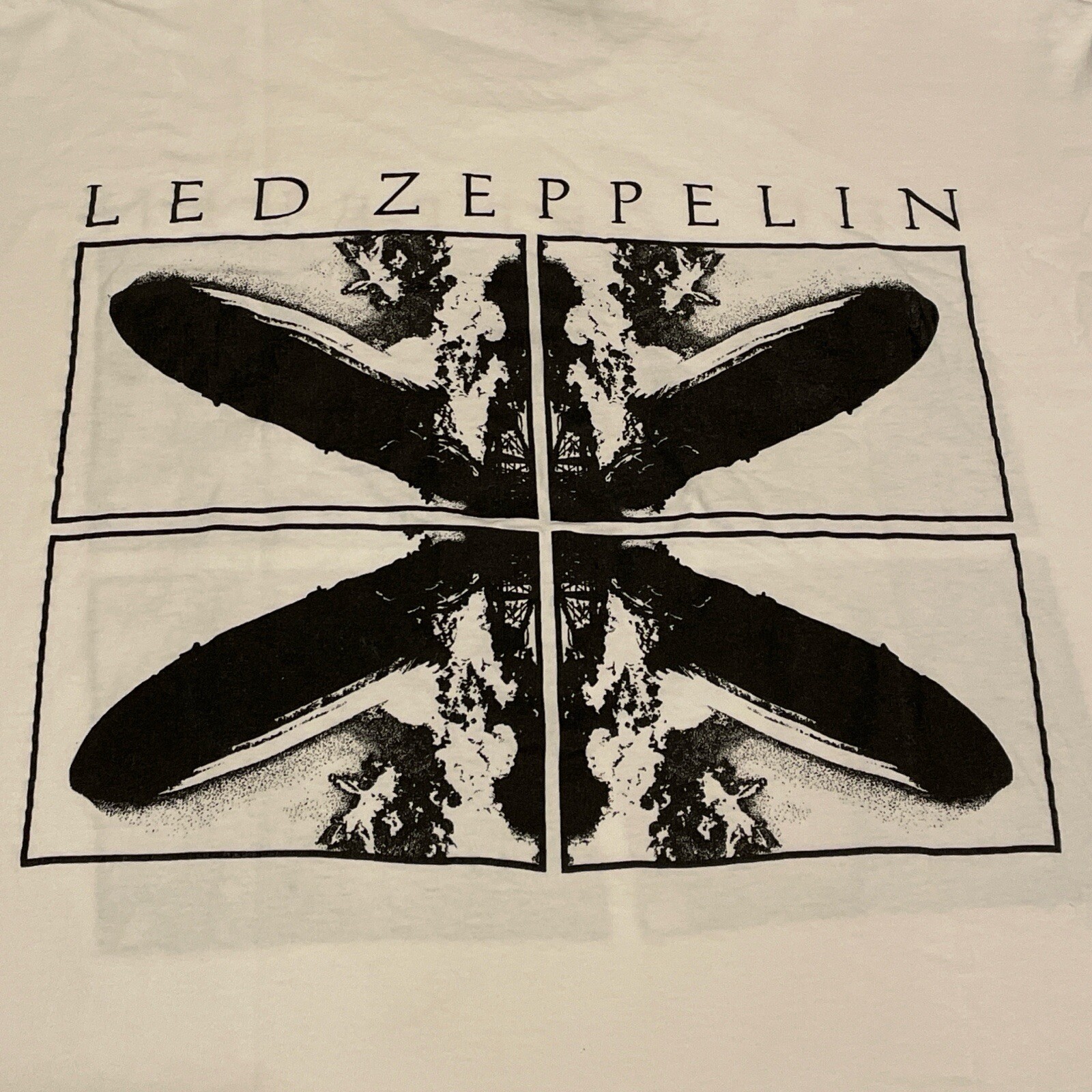 VINTAGE LED ZEPPELIN 90s SELF PORTRAIT PHOTO T SHIRT (LARGE)