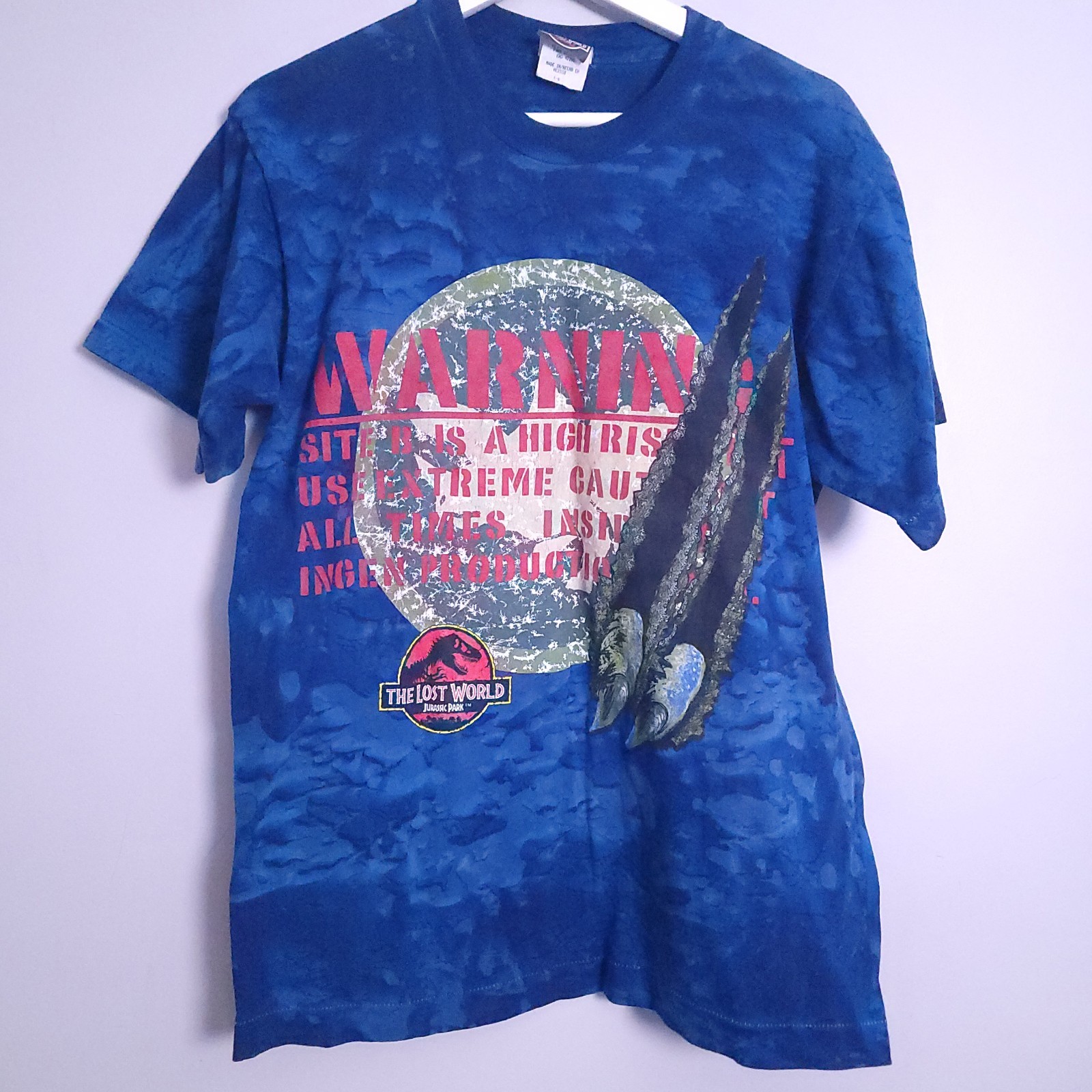 Vintage 1997 Jurassic Park The Lost World USA Movie Promo Large Blue Dinosaur