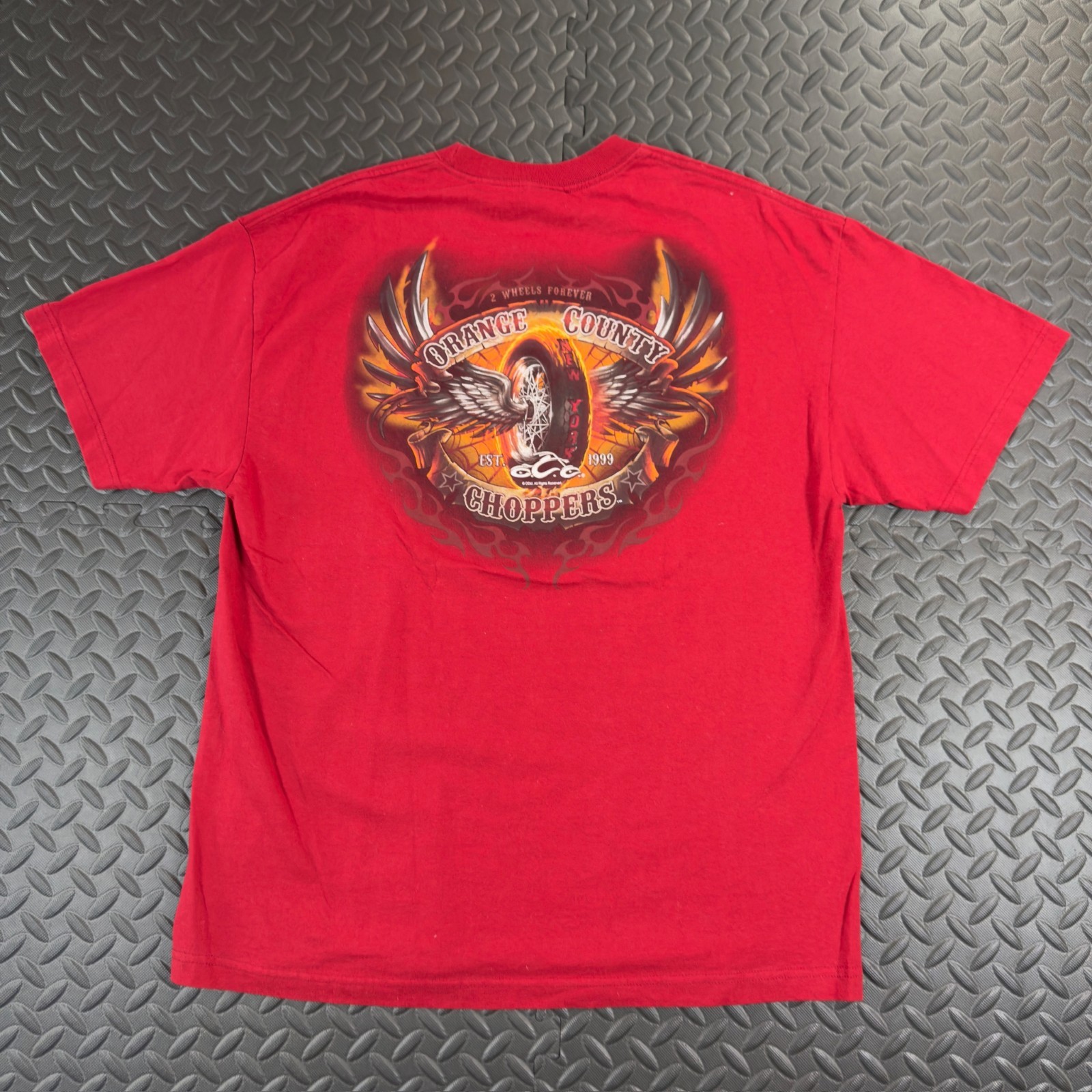 Vintage Y2K Orange County Choppers New York Men’s XL T-Shirt Motorcycle Graphic