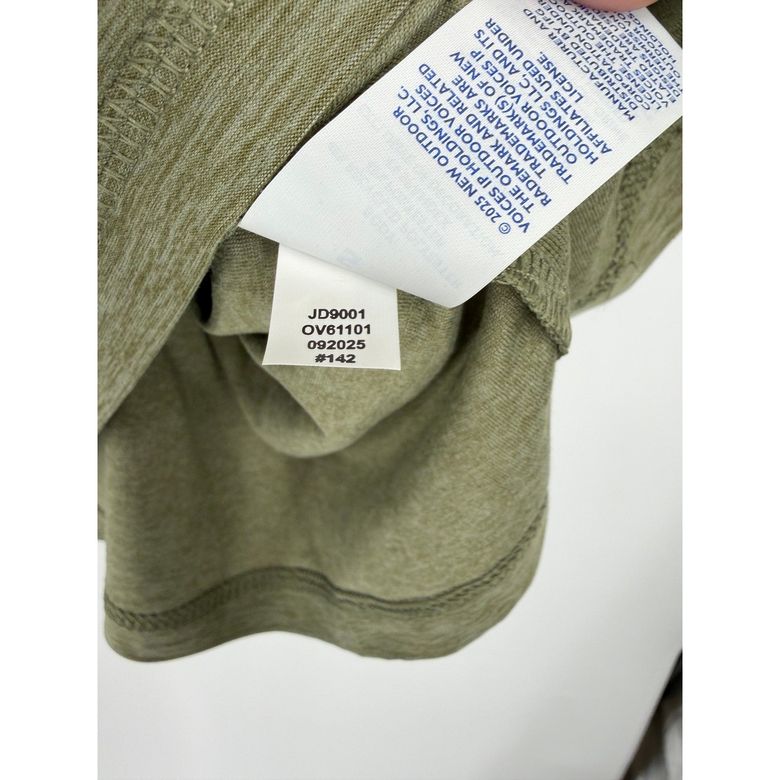 NEW Outdoor Voices Mens CloudKnit Tee Deep Lichen Green Heather OV61101 Small