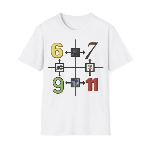 69 67 9/11 7-11 Meme Tee | Meme Shirt for Gen Z
