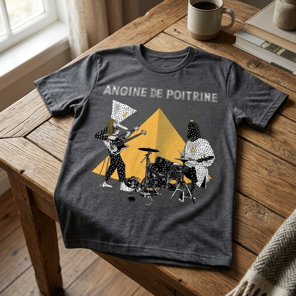 Angine de Poitrine Band Vintage Music T-Shirt TA79