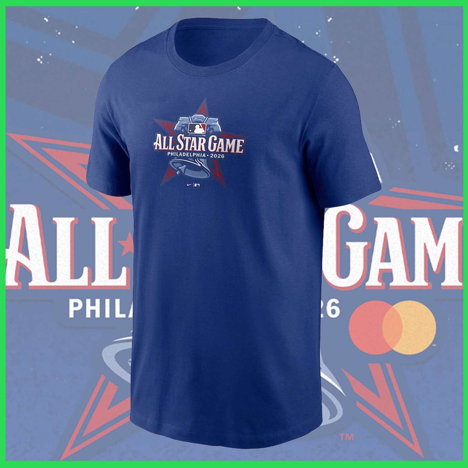 NEW 2026 MLB All-Star Game Logo T-Shirt Reprint Gildan Size S-3XL