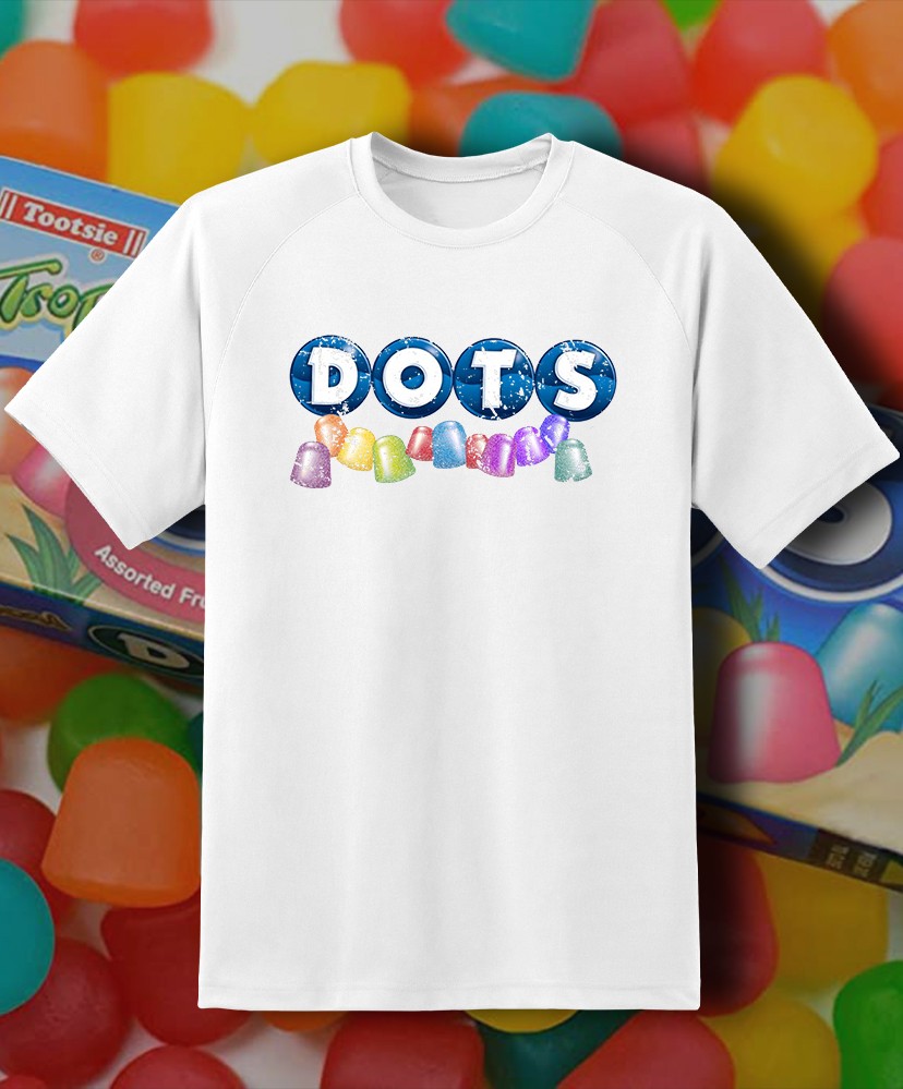 Dots Retro Candy T-SHIRT Adult sizes up to 6XL and Youth Fast Ship!!