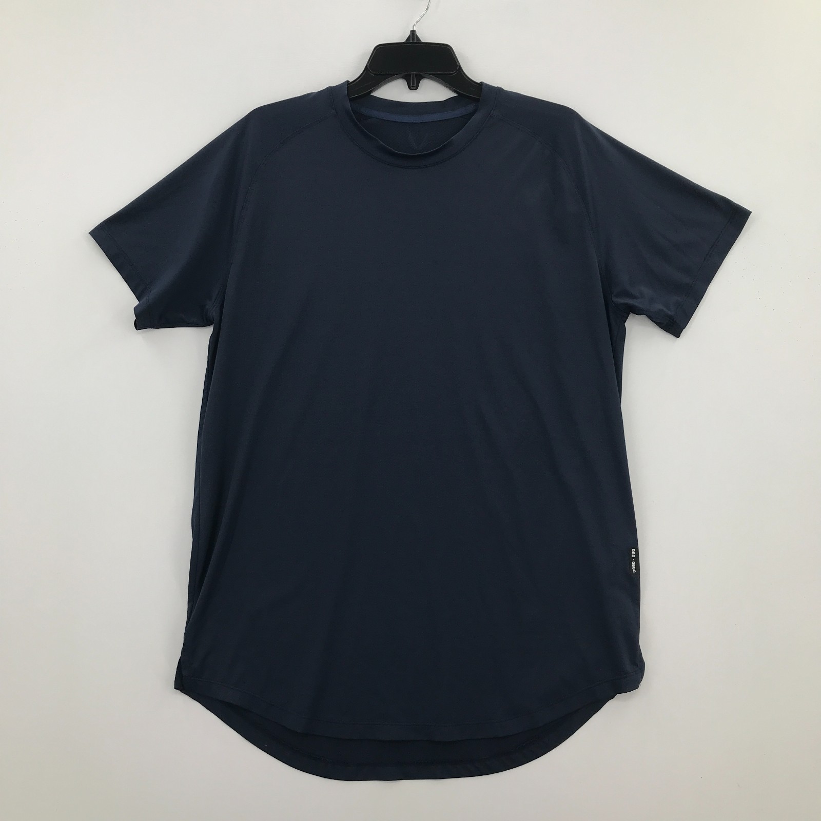 ASRV Shirt Mens Large L Navy Blue Aerosilver DSG-0660 Crew Short Sleeve Tee Men