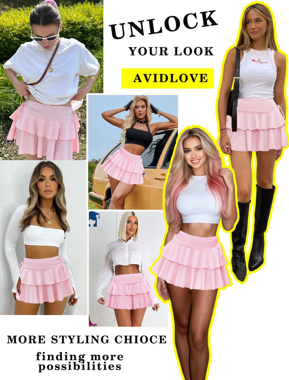 Micro Skirts for Women Y2K Pleated Tennis Skirt Mini Ruffle Skirt Thanksgivin…