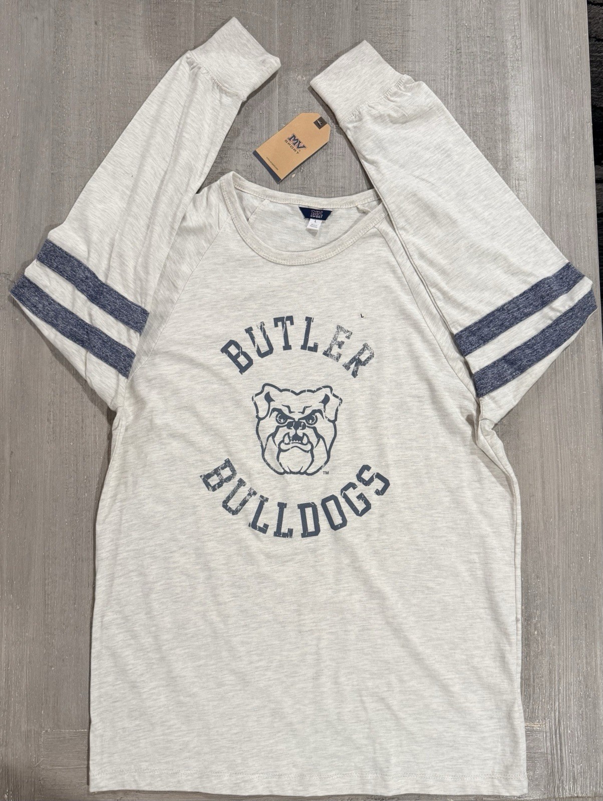 Butler University Bulldogs Long Sleeve Pullover Shirt – Sz L / Large – MV Sport