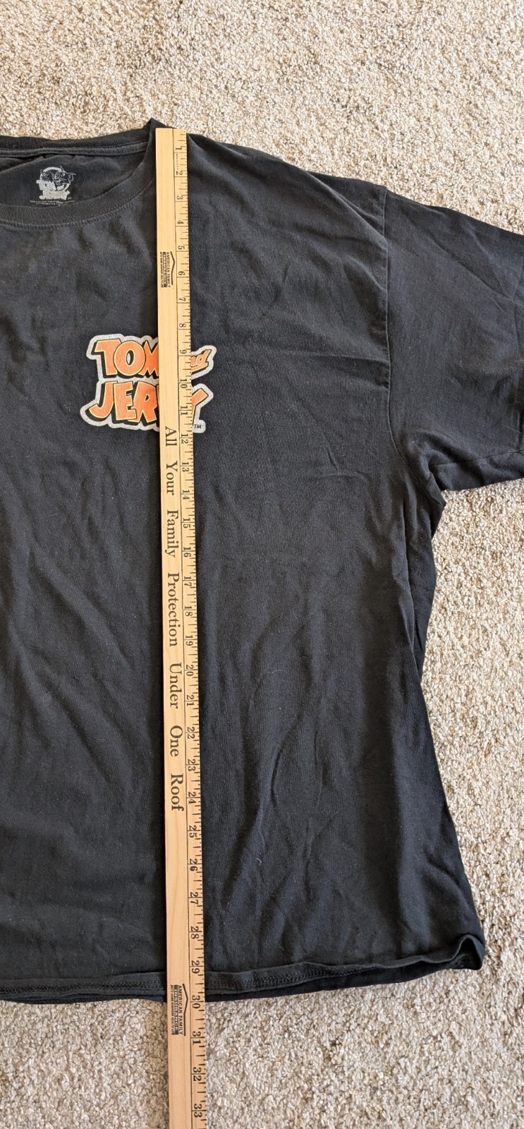 Tom & Jerry graphic tee graphic tee shirt black basketball mouse cat mens XXXL