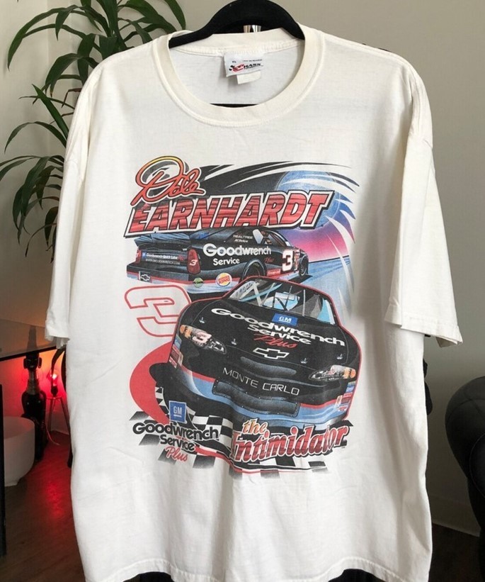 Vintage Stock Car Racing Legend Inspired Graphic Tee Retro Motorsport – T533