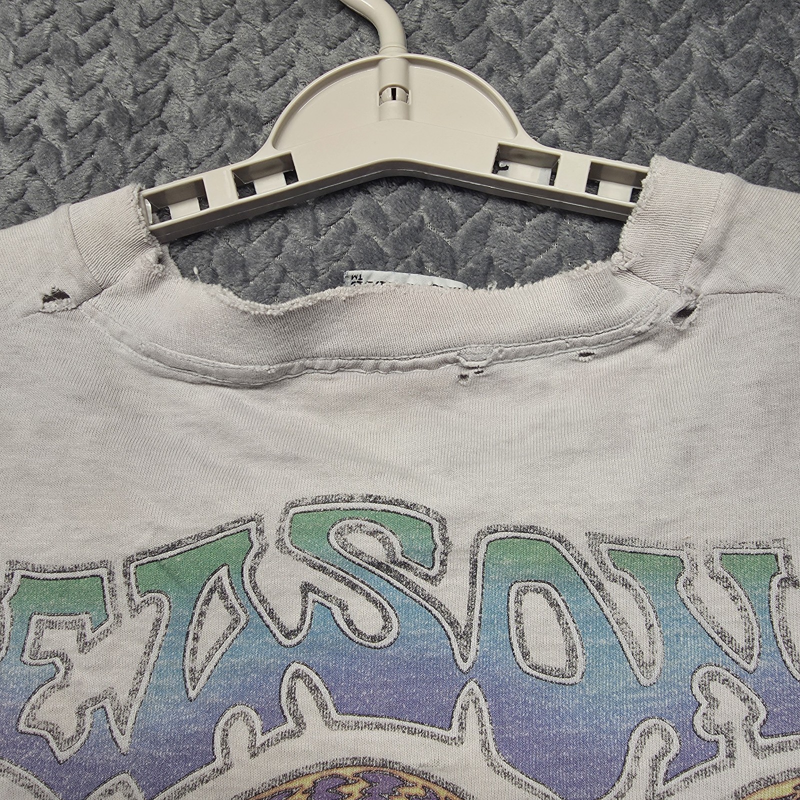 VTG Grateful Dead Seasons of the Dead Tie-Dye T-Shirt Men’s XL Liquid Blue 1993