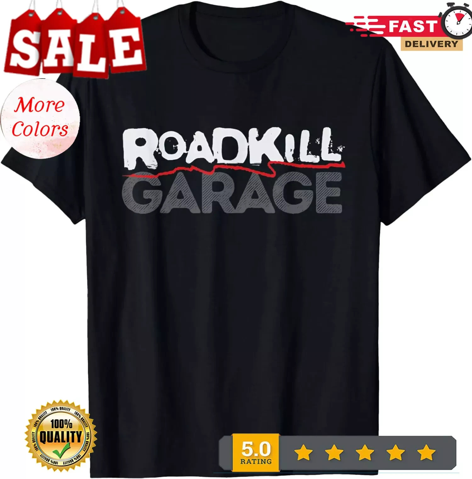 Motortrend Roadkill Logo Adult T-Shirt