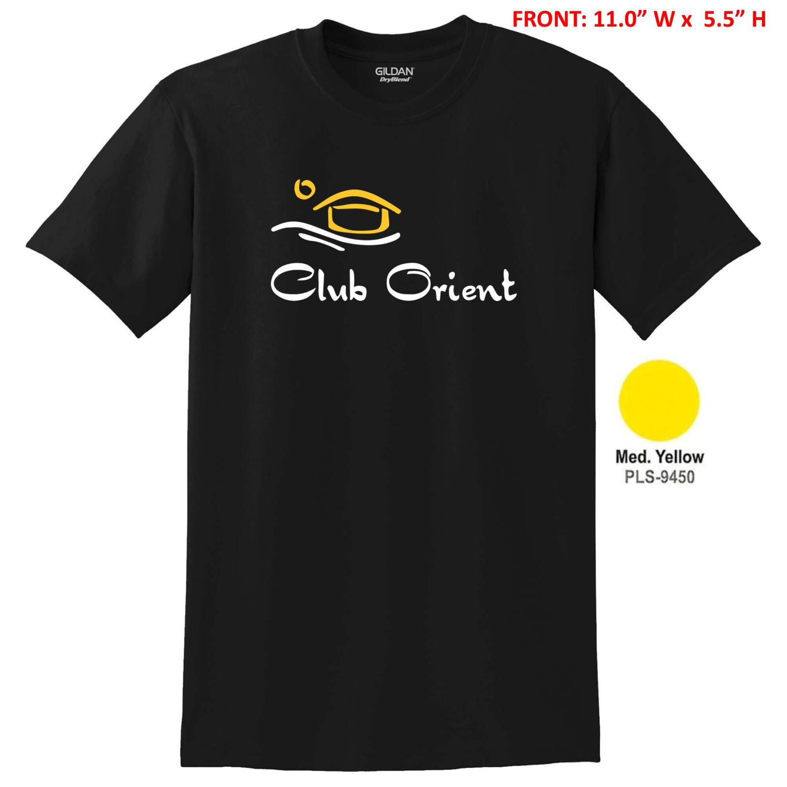 Club Orient T-shirt – Adult S-3X – Choose from 5 Shirt Color Options NEW!