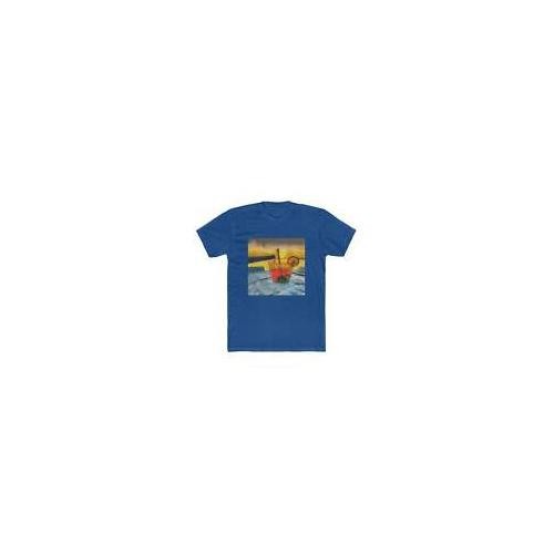 Happy Hour on Sifnos (Greece)- — Men’s Fitted Cotton Crew Tee