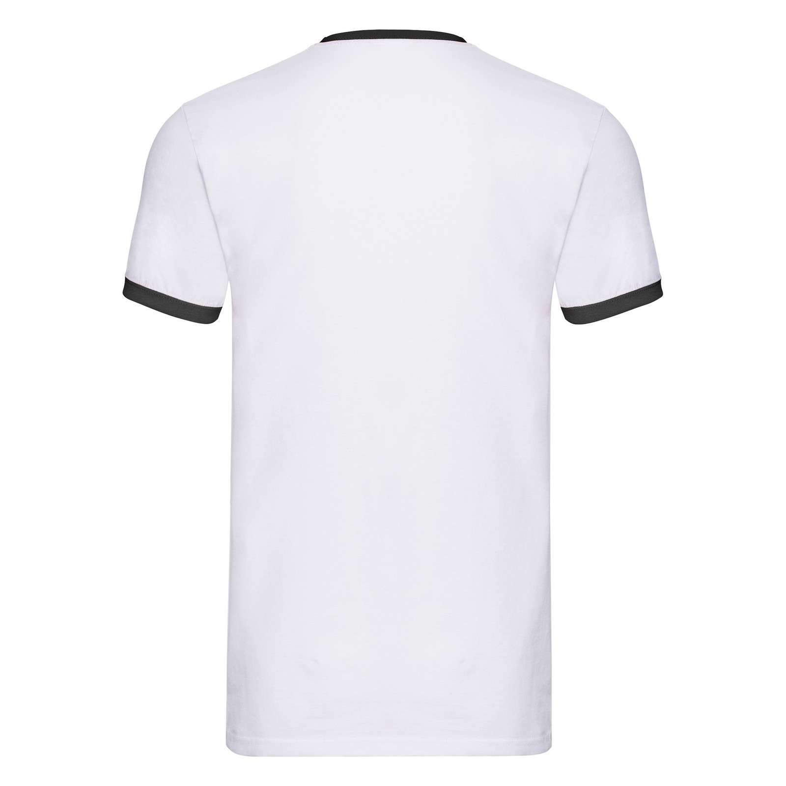 Fruit of the Loom Cotton Ringer T – Contrast Collar/Hem T-shirt