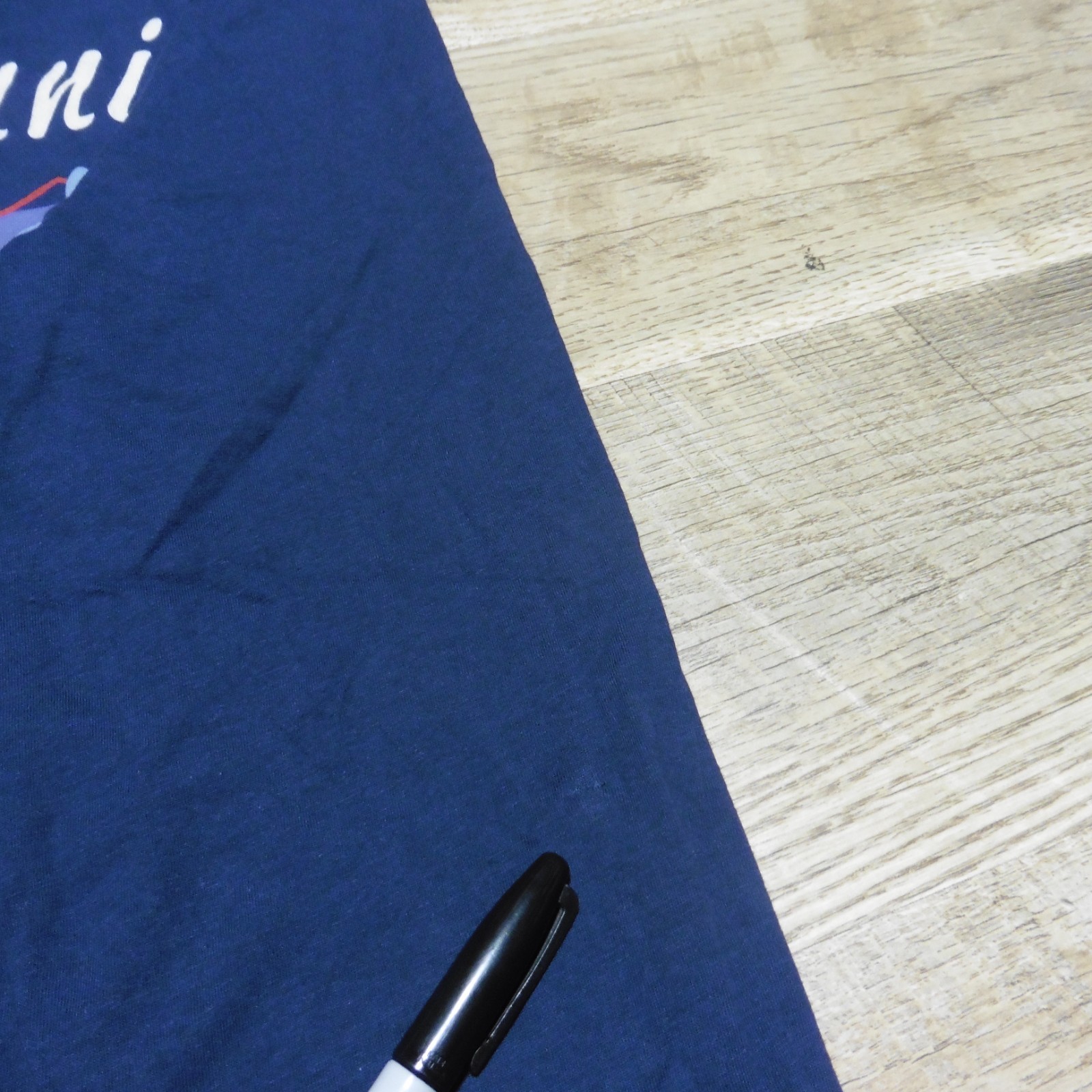 JOHNNIE O Mens M MEDIUM T SHIRT COSTAL WAY NAVY BLUE GOLF BRENNAN 2.0
