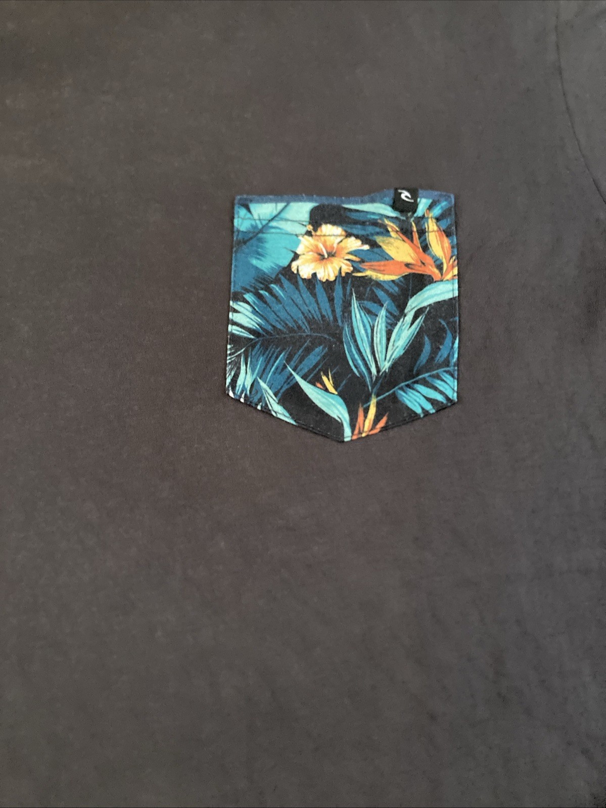 Rip Curl Floral Pocket Tailored For T-Shirt Mens Size L *See Description*