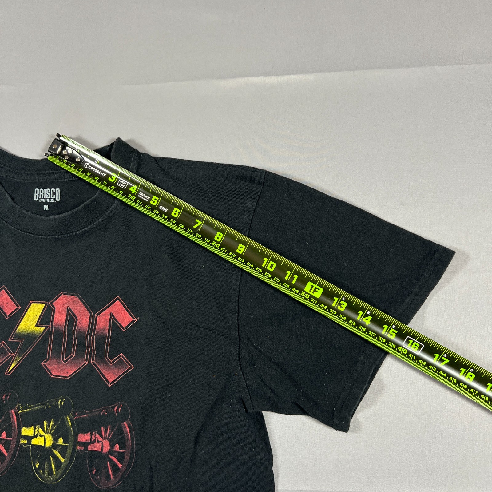 Brisco Brands T Shirt Mens Medium Black AC/DC For Those About to Rock Graphics