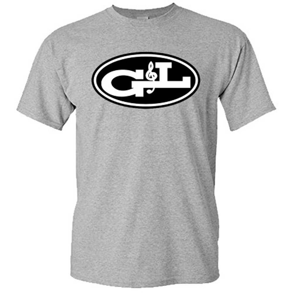 G&L Guitars Logo Men’s Grey T-Shirt Size S M L XL 2XL 3XL 4XL 5XL