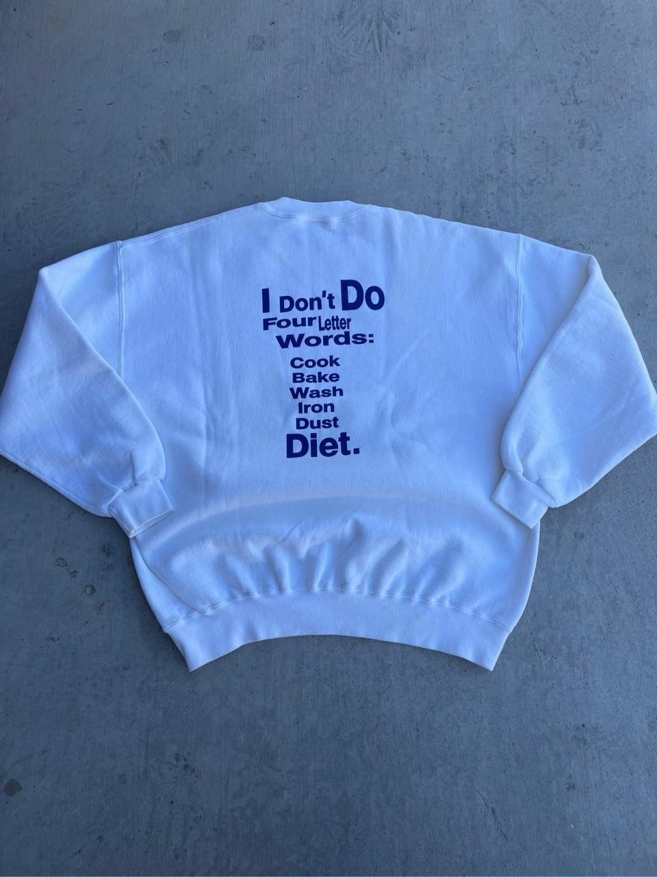 90’s I’m Not Wonder Woman I’m Wonderful I Don’t Do List White Crewneck