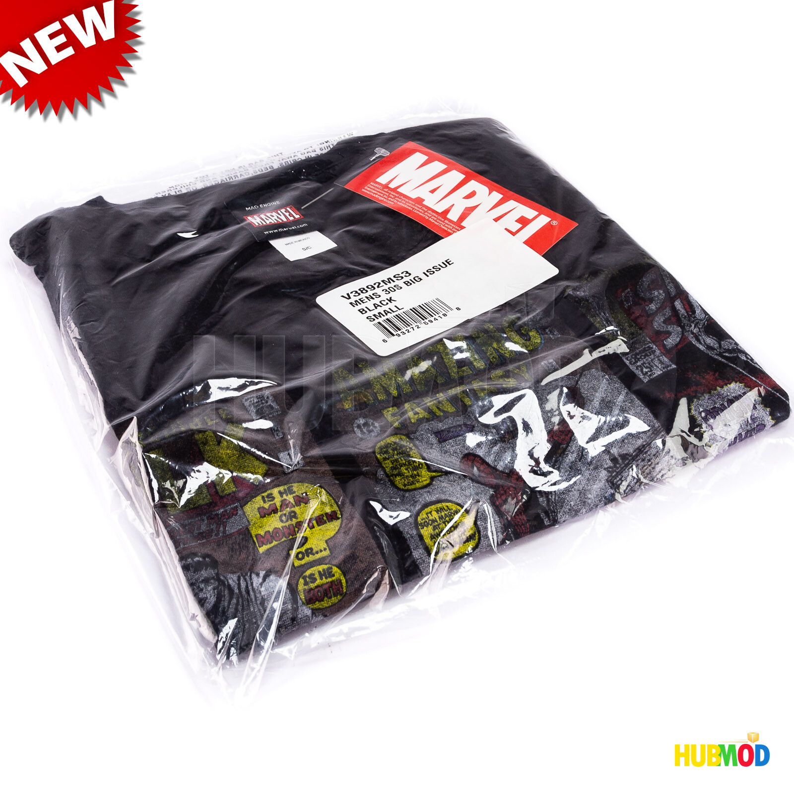 VINTAGE Marvel 30s Big Issue Cover Hulk Amazing Spiderman Men’s T-Shirt Small S