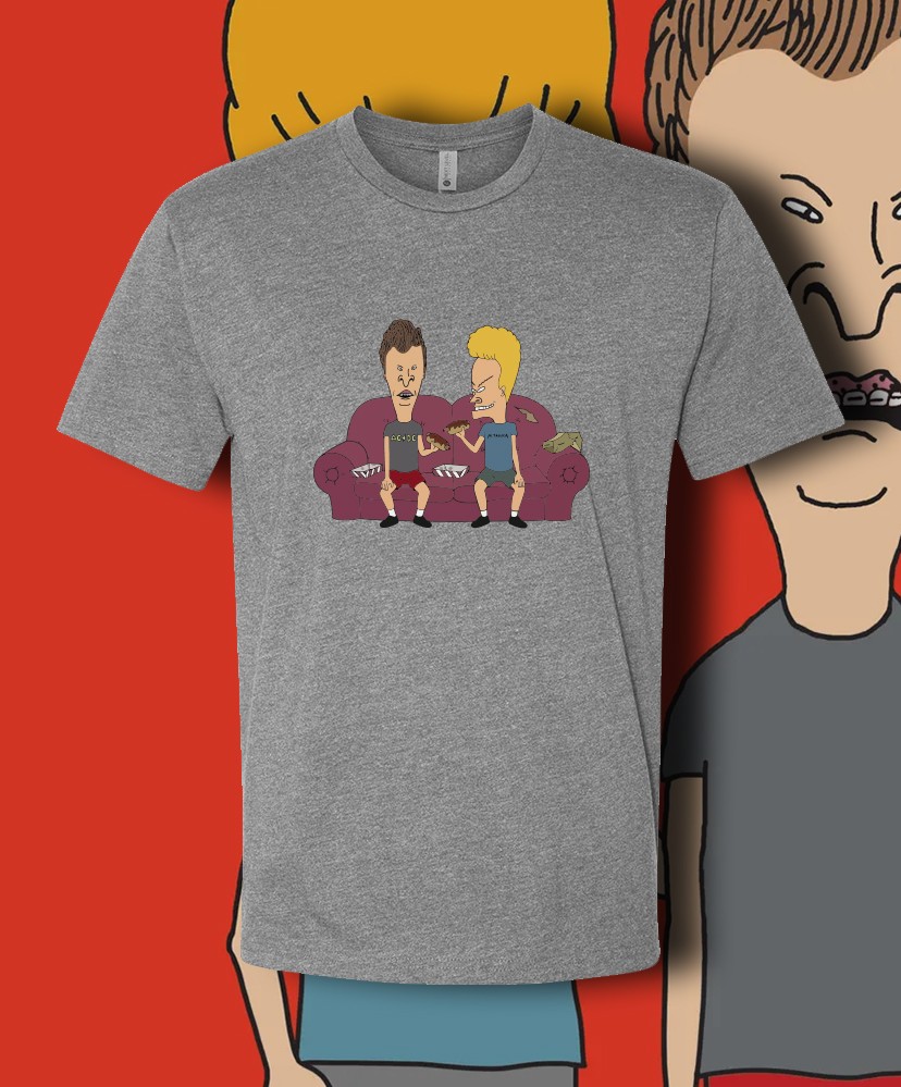 Beavis and Butthead Couch Shirt – Adult & Youth sizes up to 6XL Fast Ship!!