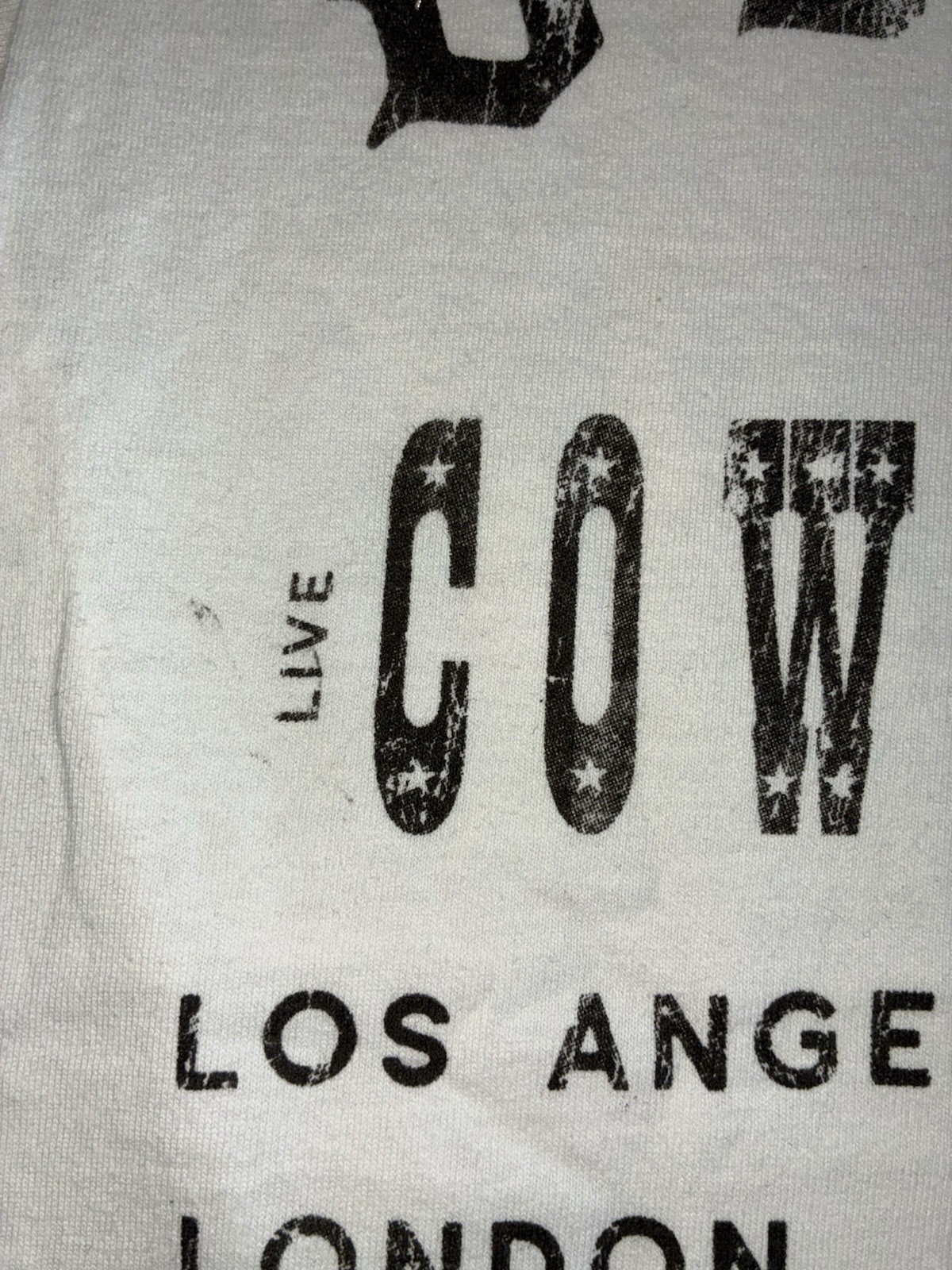 Beyonce Most Wanted Tee S White Cowboy Carter Tour 2025 Merch NEW *spot