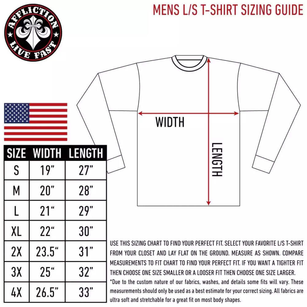 Xtreme Couture by Affliction Men’s T-Shirt Long View Biker Cross S-5XL