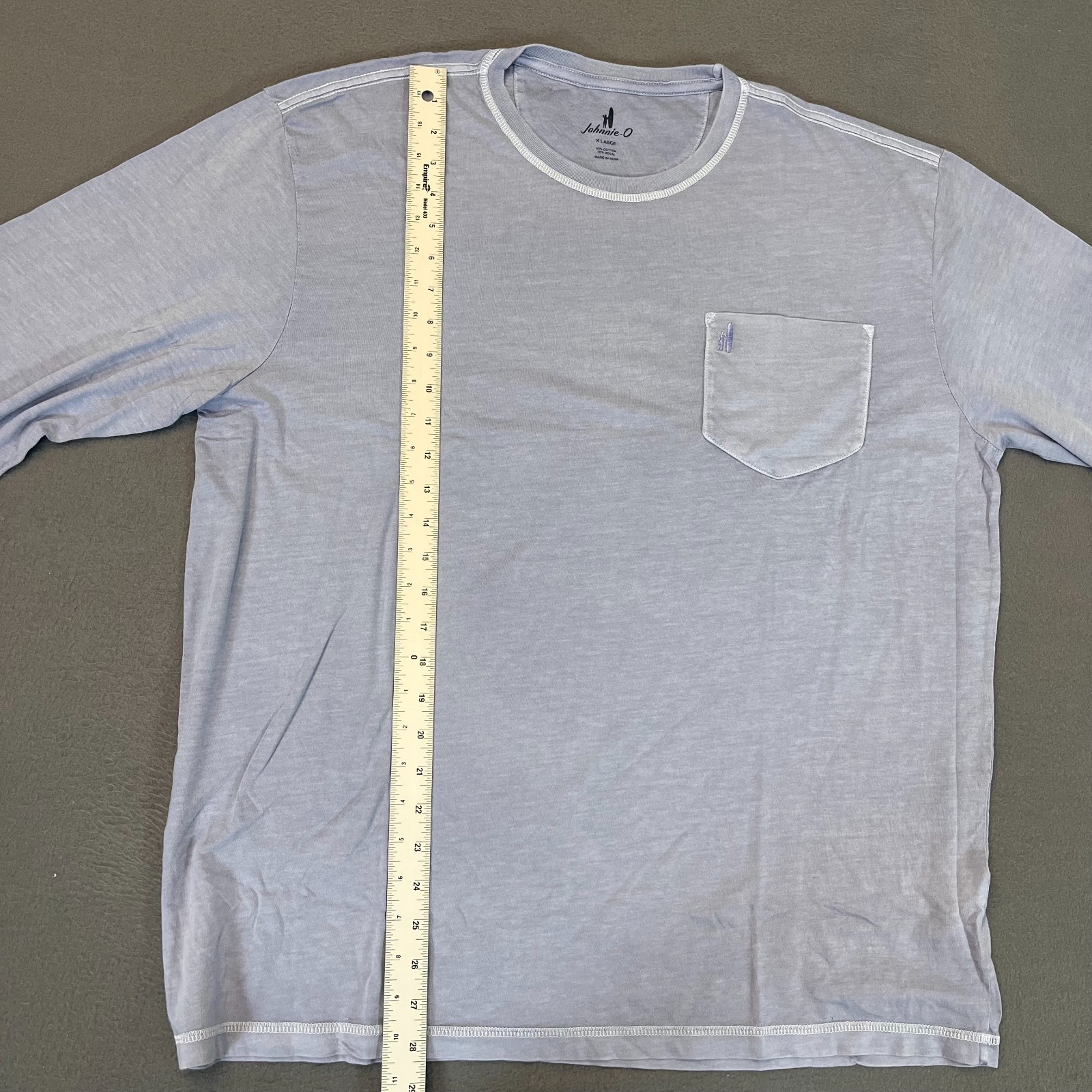 johnnie-O Brennan 2.0 Long Sleeve T-Shirt Navy Men’s S M L XL 2XL | Cotton Modal