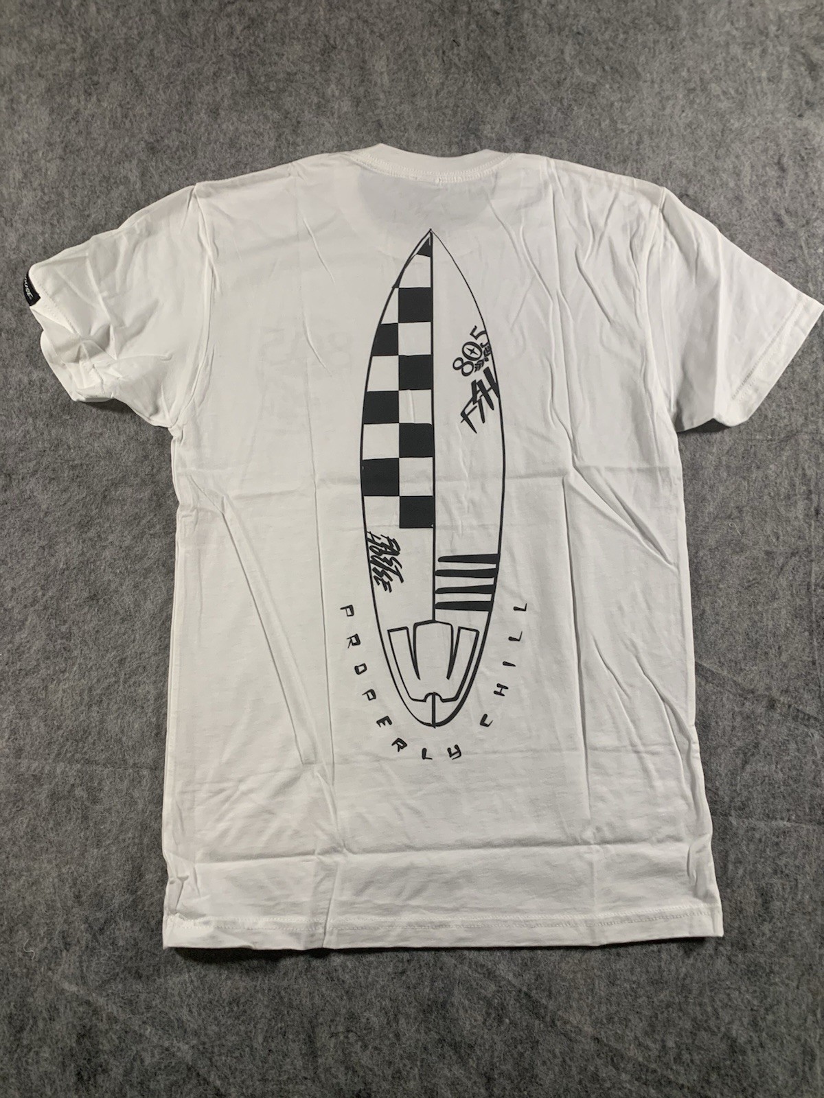 NWT Fasthouse 805 Quiver T-Shirt White Properly Chill BRAND NEW