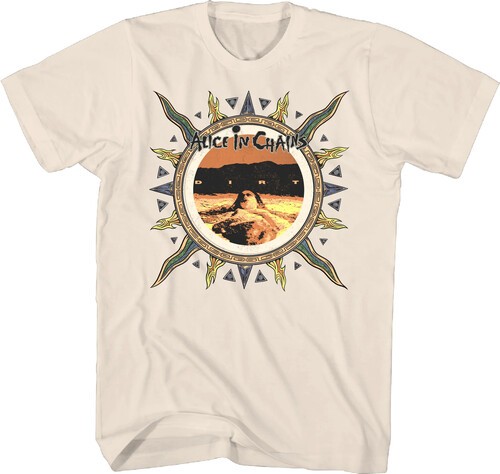 Alice in Chains – Alice In Chains – Dirt Sun Logo T-Shirt – Medium Natural TS102