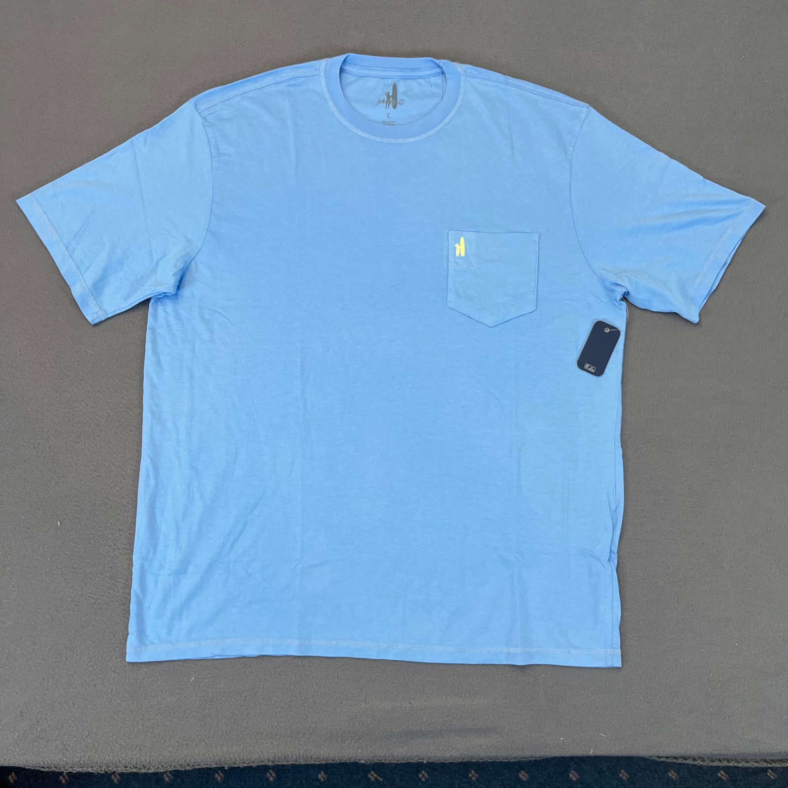 johnnie-O Palm Paradise Graphic SS Shirt Malibu Blue M L XL 2XL Modal Surf NWT |