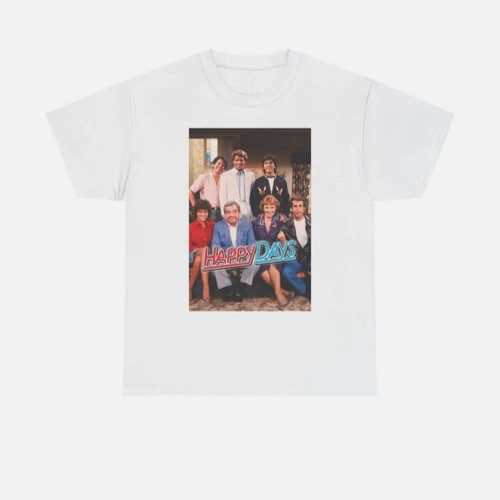 “Happy Days” Vintage Retro TV Series Unisex Heavy Cotton Graphic Tee NEW