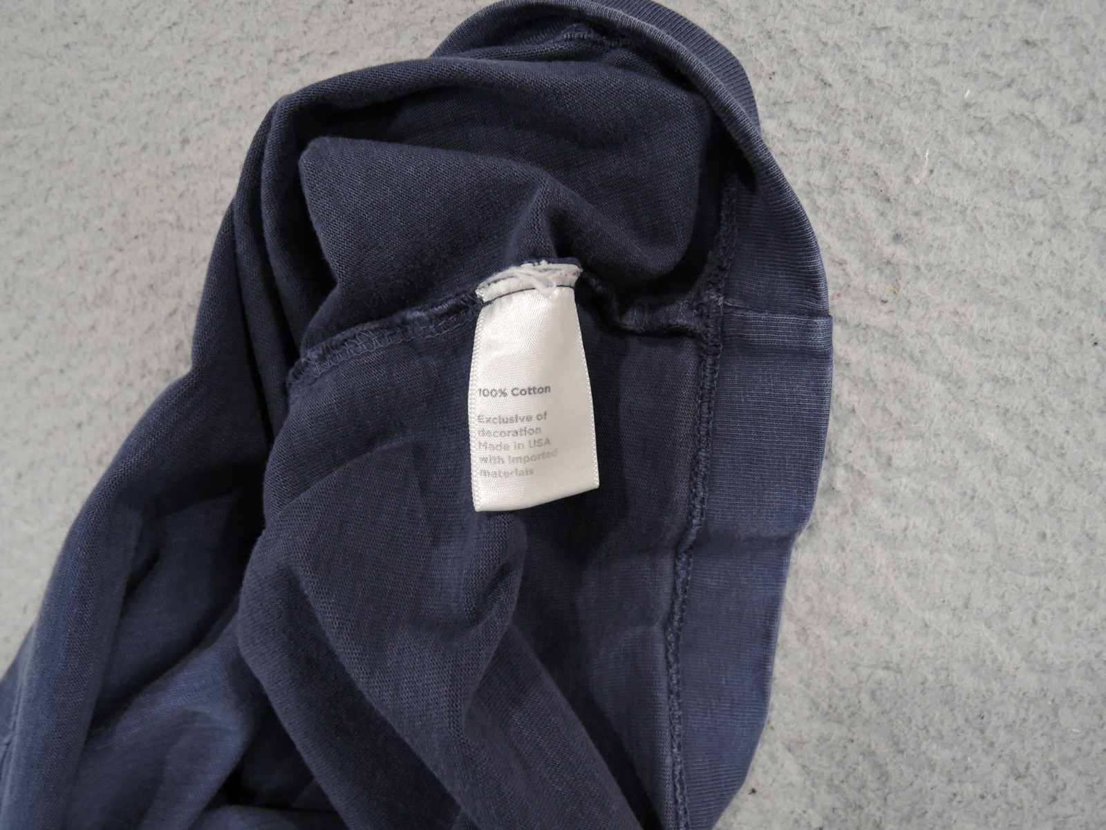 Flint & Tinder Shirt Mens XL Blue Heavyweight Crew Neck Pocket Huckberry