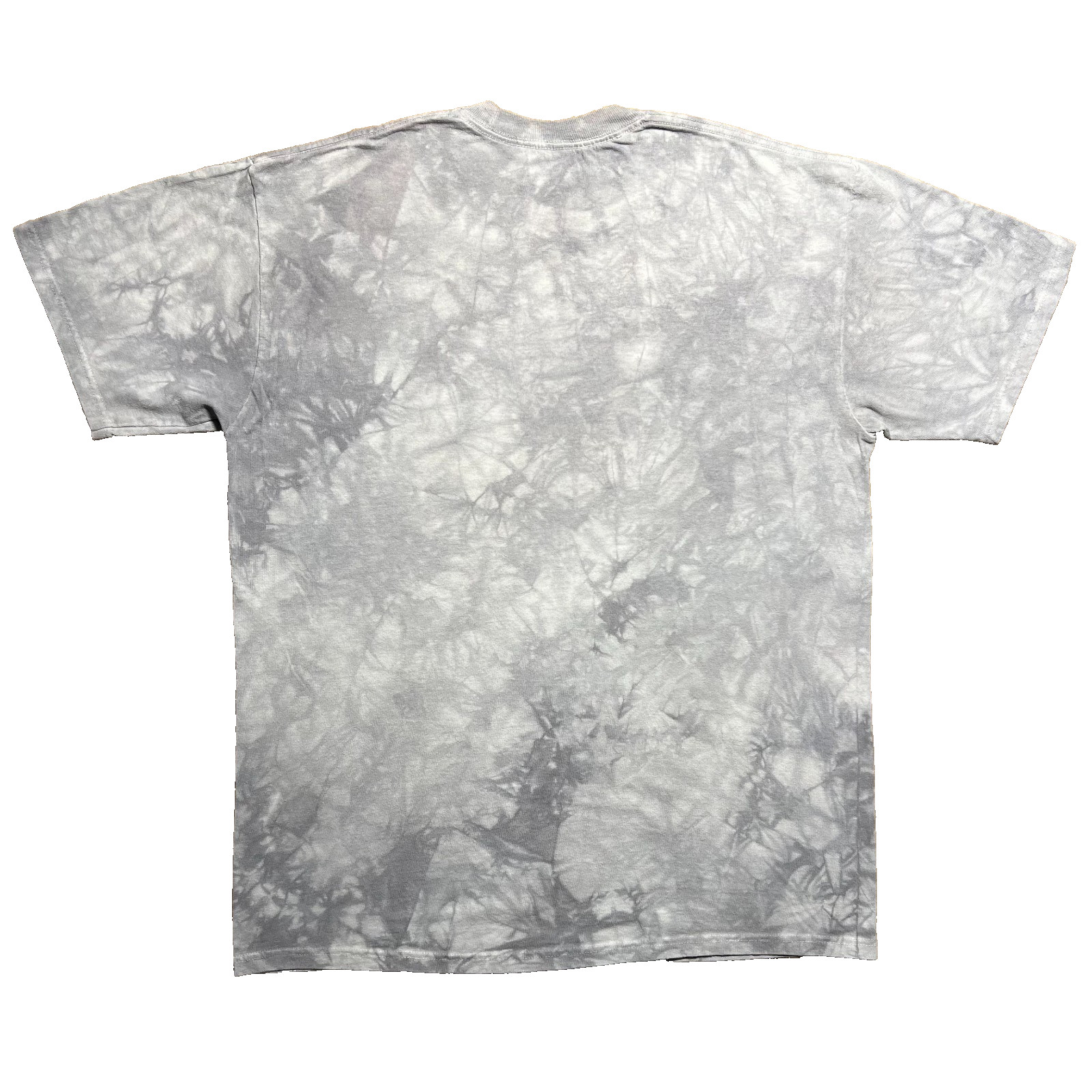 The Mountain Jesus Crown of Thorns T Shirt Mens L Gray Tie Dye Graphic Y2K Tee