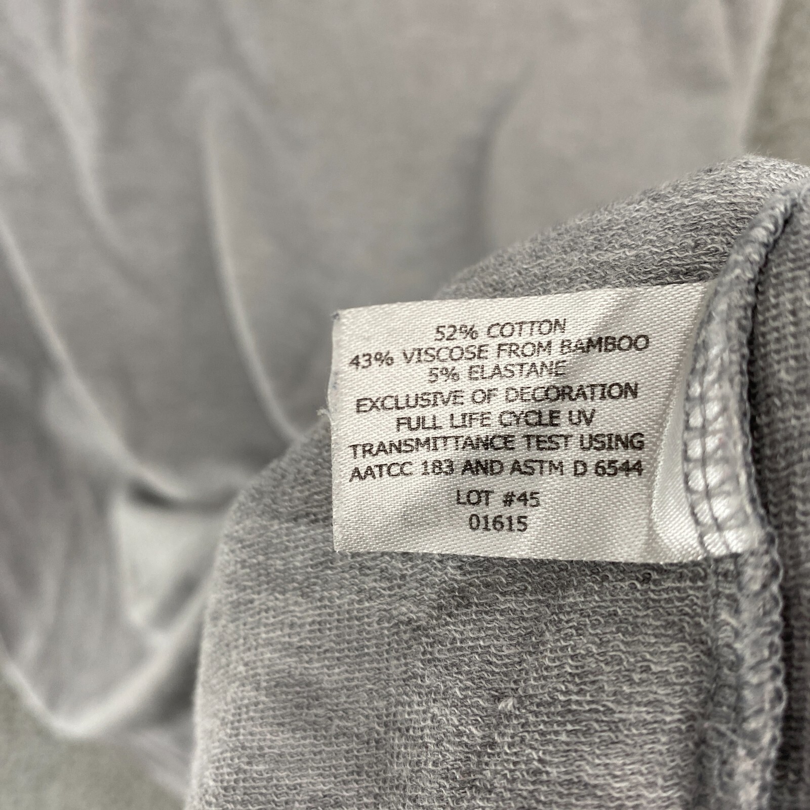 Coolibar Long Sleeve Shirt Mens Large Bamboo UPF 50 Gray Stretch Everyday