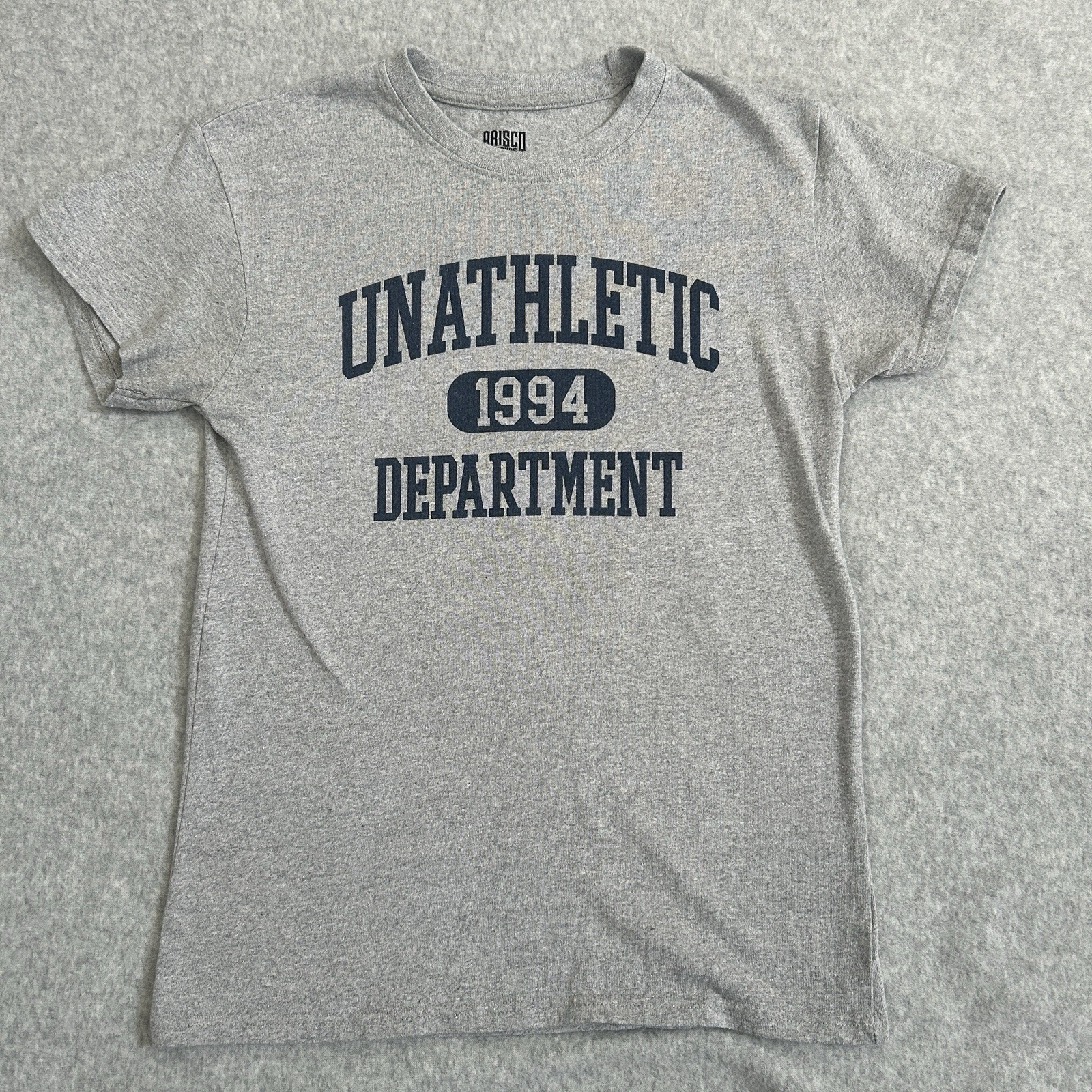 Brisco Brands T-Shirt Men’s Small Gray Unathletic Department Graphic Tee Crew