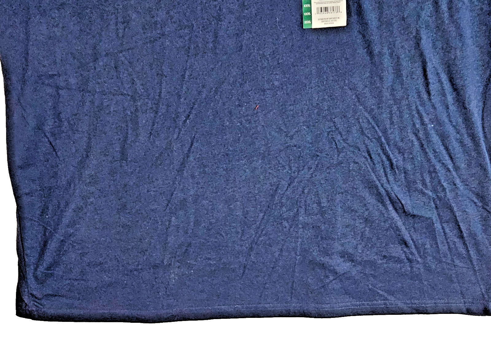 Tee Shirt Blue Cove Short Sleeve Crew Neck Soft Men’s 3XL By Member’s Mark
