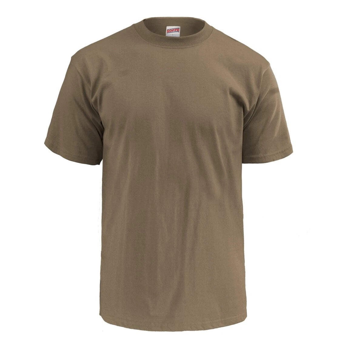 Soffe Tee OCP Tan Army T-Shirt M280 3PK 50/50 Poly/Cotton NEW USA Made