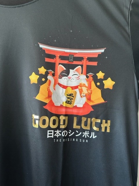 NWT Cool T shirt Japanese Style Light weight comfortable Unisex Machine Wash Cat