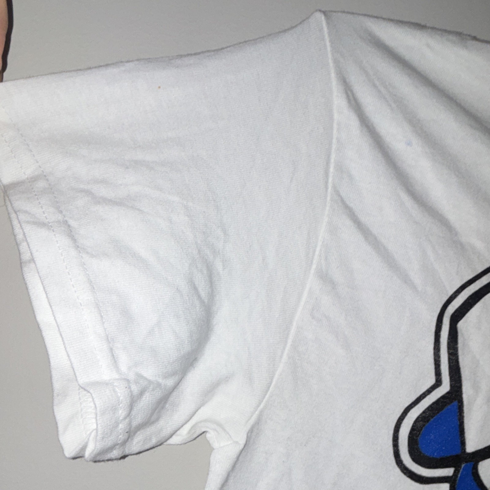Gildan Ultra Cotton Men’s S White Cotton Thug Mormon Graphic Crew Neck Tee