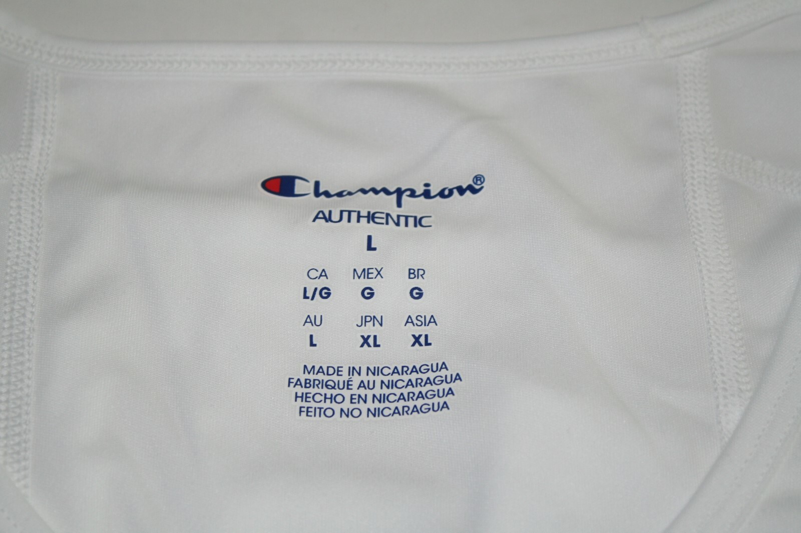 Champion White Tank Top Singlet Running Workout Mens Activewear Size Large